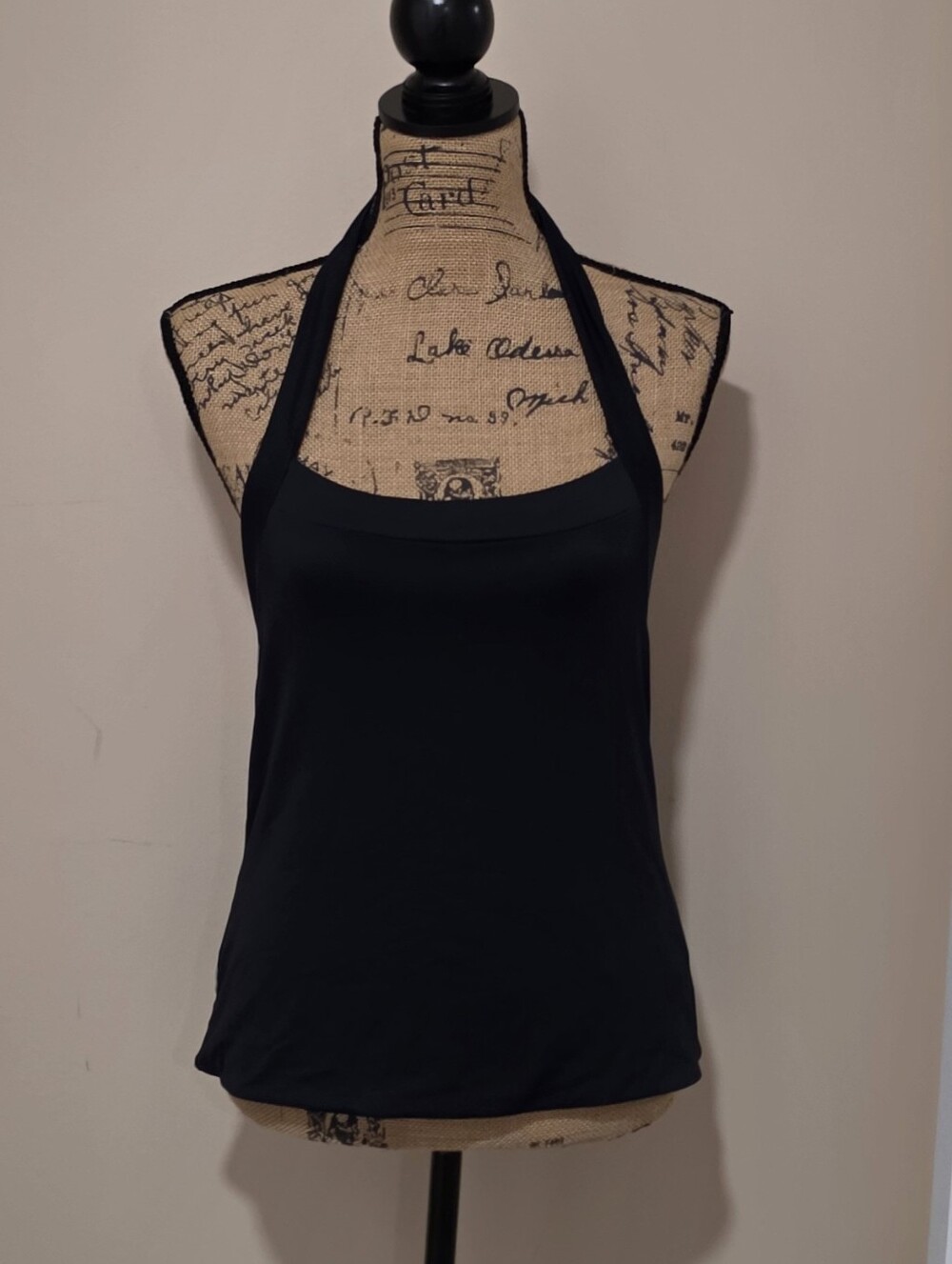 edited By Remi Bader Black  Halter Tank Top
